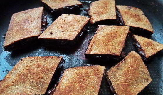 ржаное пирожное постное