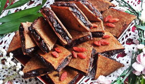 ржаное пирожное постное