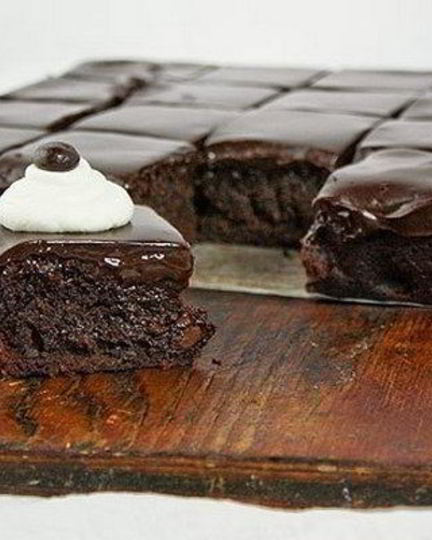 Рецепт шоколадна-кофейных брауни с помадкой