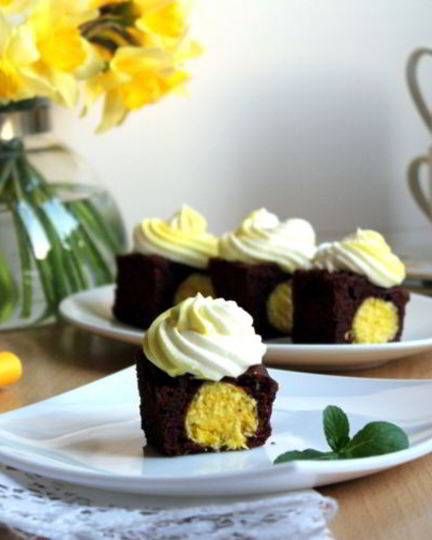 Рецепт шоколадного пирожного сюрприз