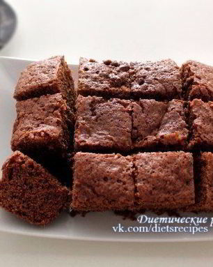 Шоколадный брауни в микроволновке