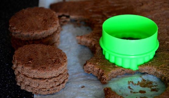 шоколадные пирожные с кумкватами