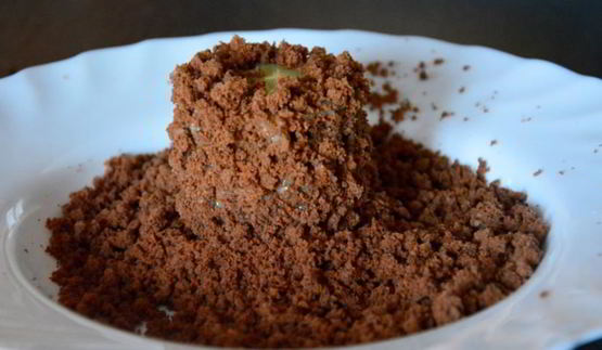 шоколадные пирожные с кумкватами