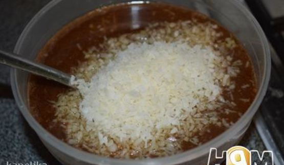 слоеное пирожное баунти