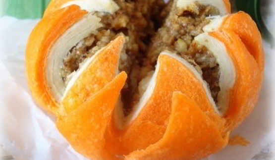 слоеное пирожное лотос