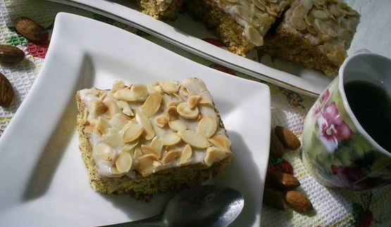 трижды миндальное пирожное