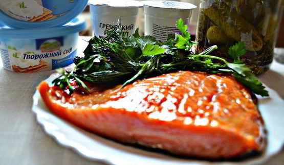 закусочные пирожные из лосося и шпината семужкин каприз