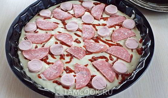 быстрая пицца на кефире