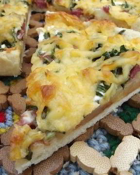 Деревенская пицца с картошкой