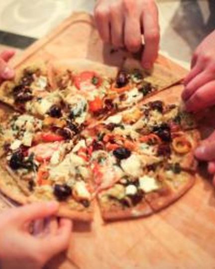 Рецепт домашней пиццы со сладким перцем и фетой