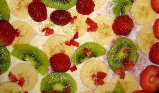 фруктово-ягодная пицца