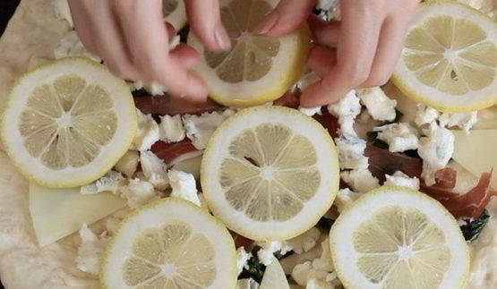 лимонная пицца