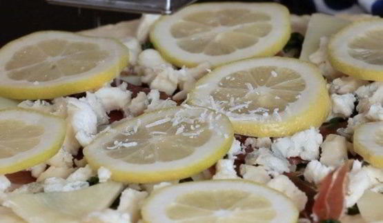 лимонная пицца