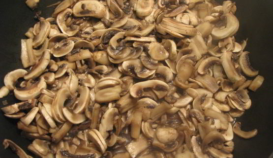 мини-пиццы с грибами