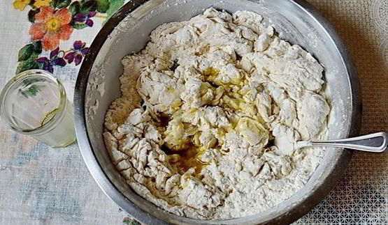 мясная пицца с мясом и грибами