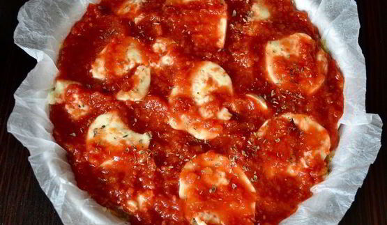 пицца из баклажанов