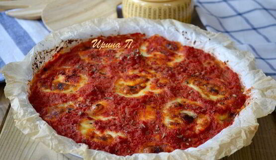 пицца из баклажанов