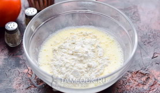 пицца из жидкого теста в духовке