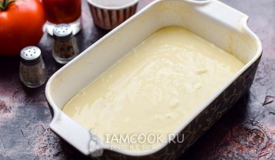 пицца из жидкого теста в духовке