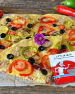 Пицца на дрожжевом тесте в духовке