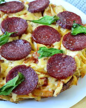 Пицца на картошке фри