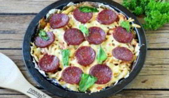 пицца на картошке фри