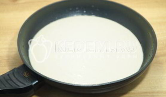 пицца на сковороде