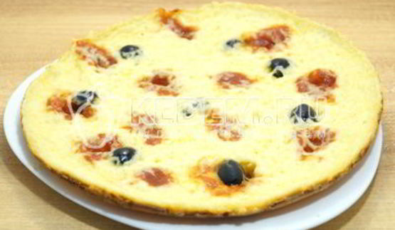 пицца на сковороде