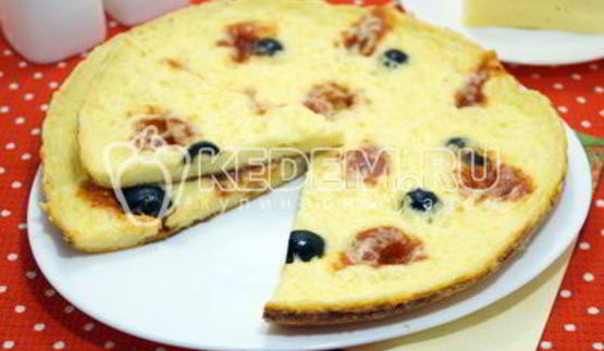 пицца на сковороде