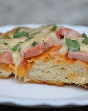 Пицца по-дачному без выпечки