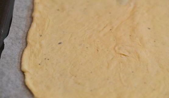 пицца-ролл с очень вкусной начинкой