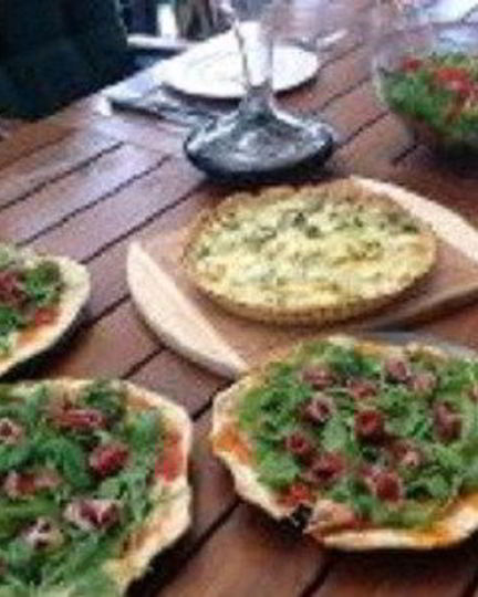 Рецепт пиццы с пармской ветчиной и рукколой