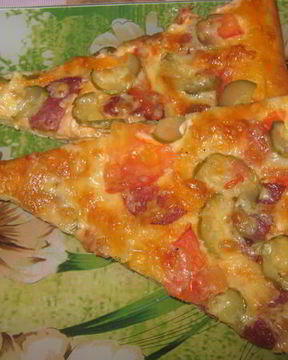 Пицца с салями