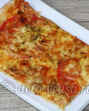 Пицца с тунцом