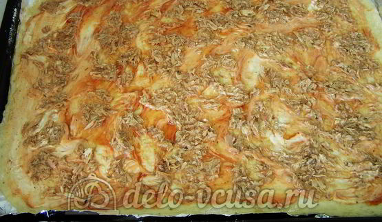 пицца с тунцом