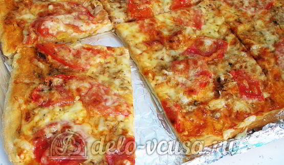 пицца с тунцом