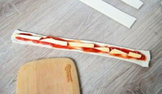 пицца в стиле брецель