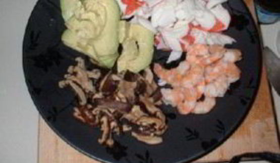 пицца в японском стиле