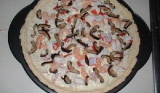 пицца в японском стиле