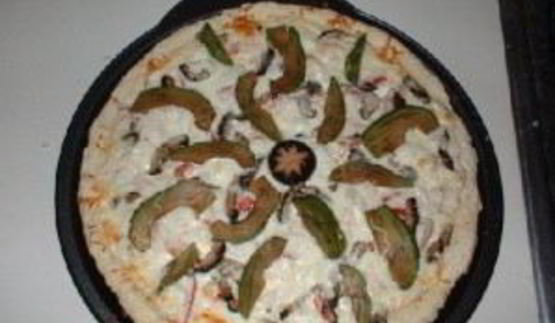 пицца в японском стиле