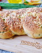 Плетеная пицца с начинкой