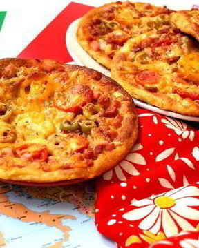 Творожные мини-пиццы