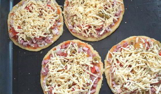 творожные мини-пиццы