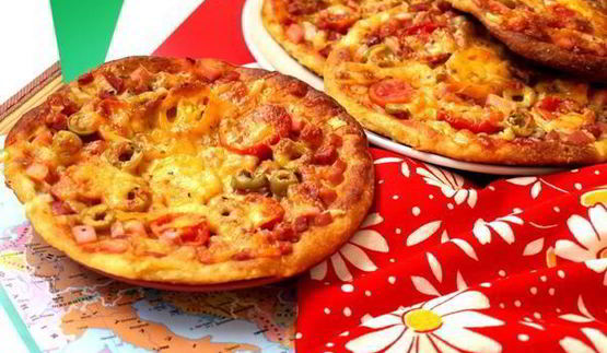 творожные мини-пиццы