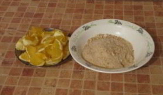 шарлотка с апельсинами