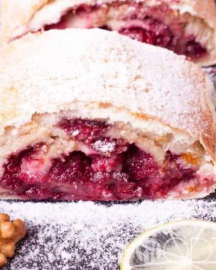 Рецепт штруделя с вишней