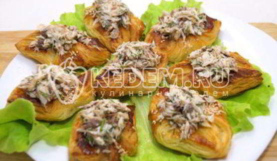 слойки аппетитные