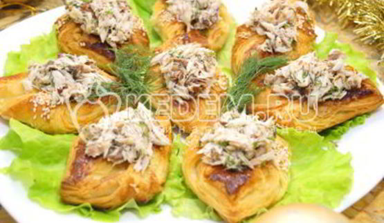 слойки аппетитные