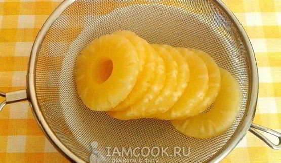 слойки с ананасами