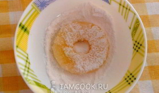 слойки с ананасами